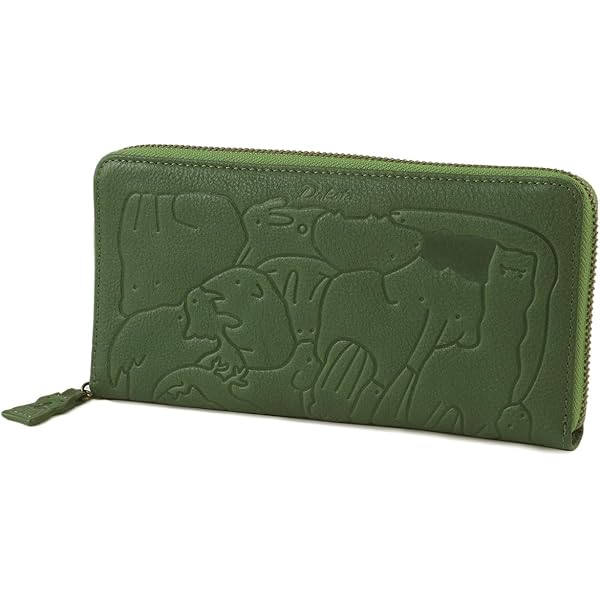 Amazon | [ダコタ] 長財布 ラウンドファスナー レディース グリーン DA